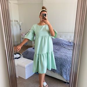 Light green baby doll dress